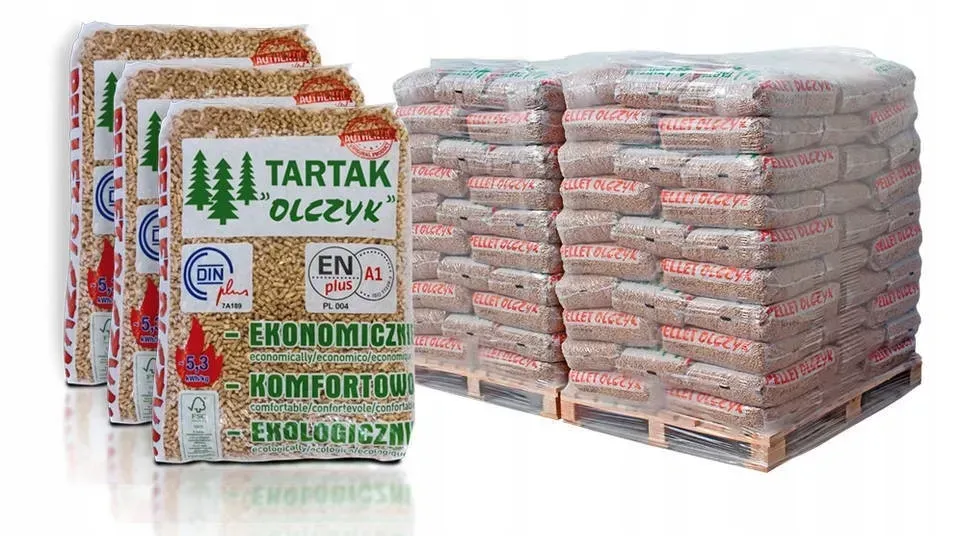 Olczyk Holzpellets, Brennstoffpellets, Holzpalette